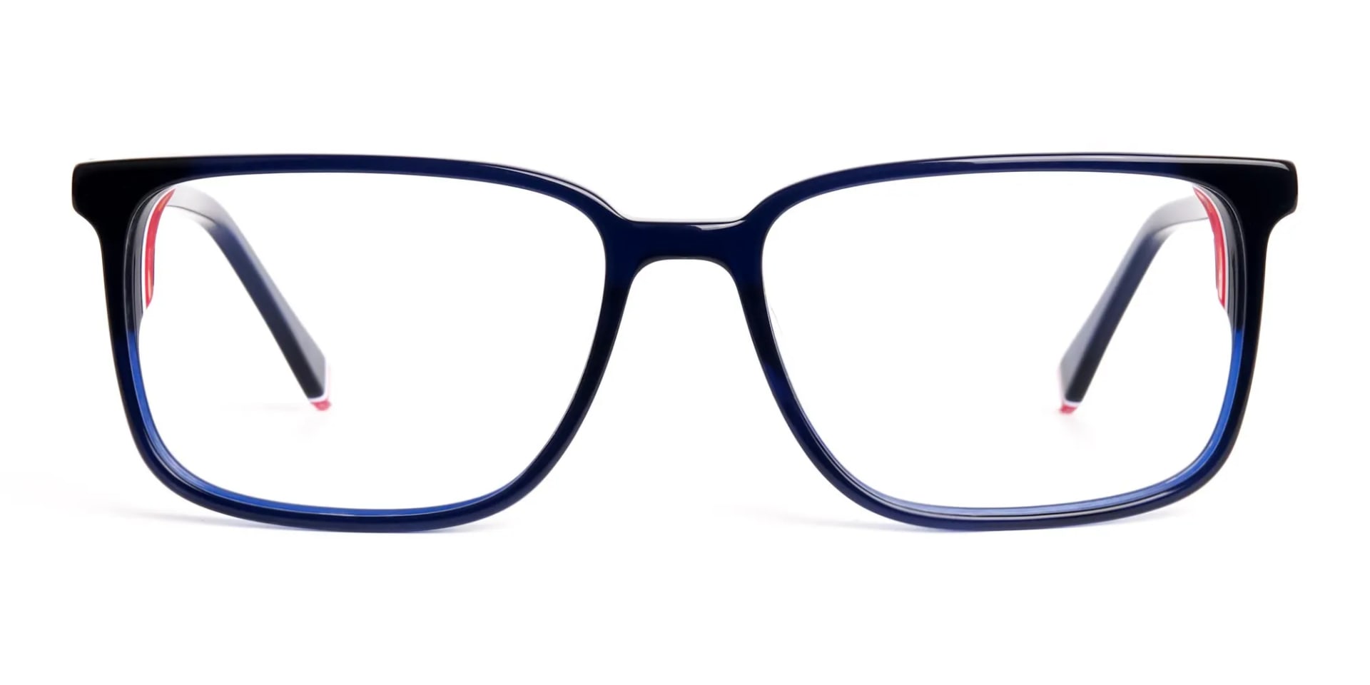 blue thick design rectangular glasses frames-1