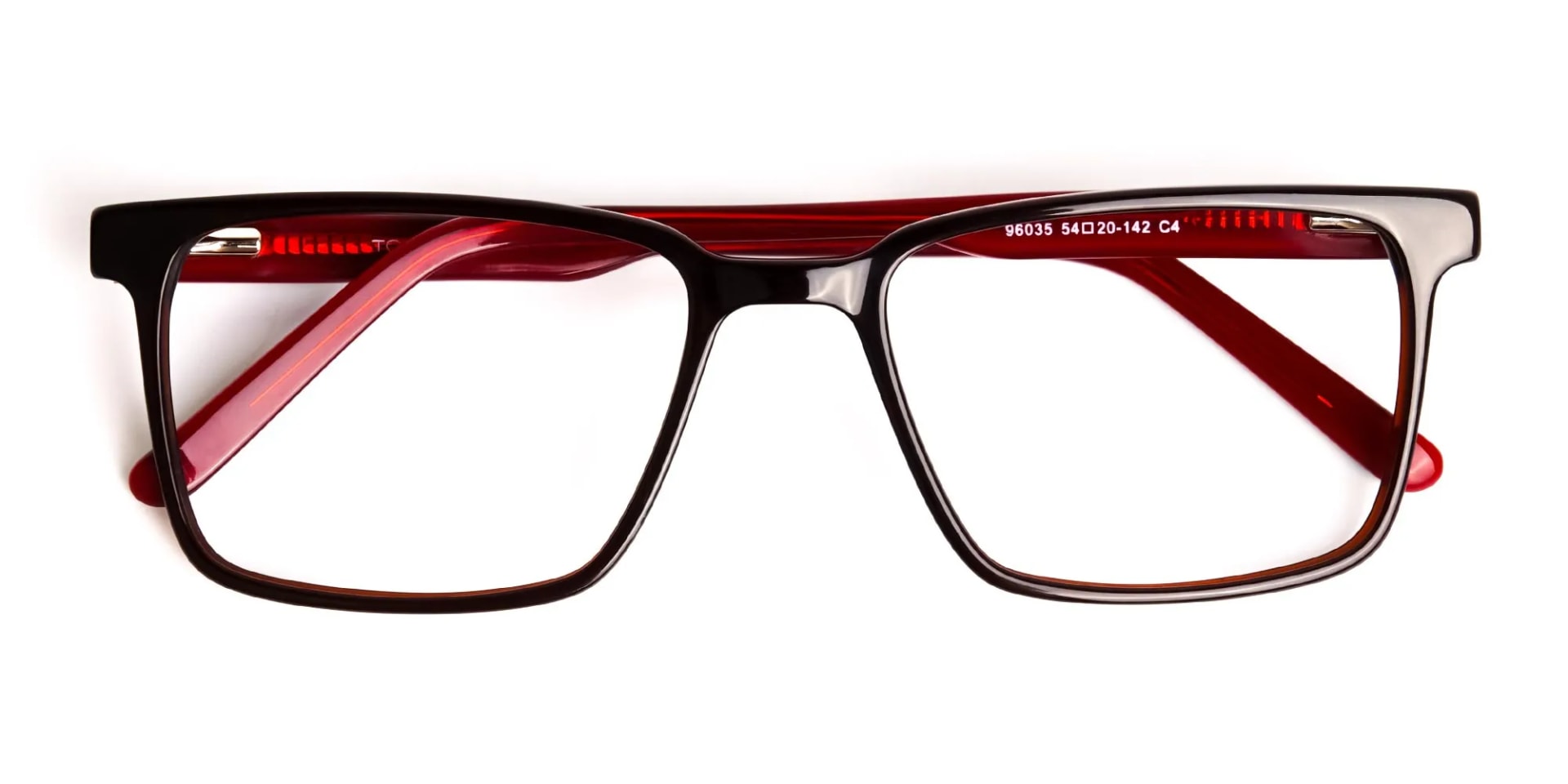 dark brown Rectangular full rim Glasses frames-2