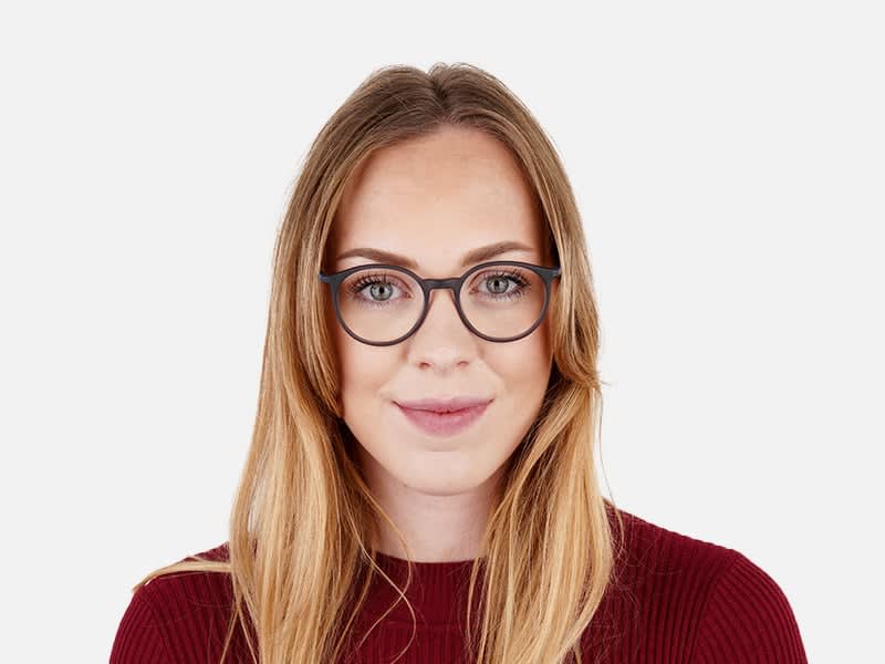 matte and dark grey round full rim glasses frames-18