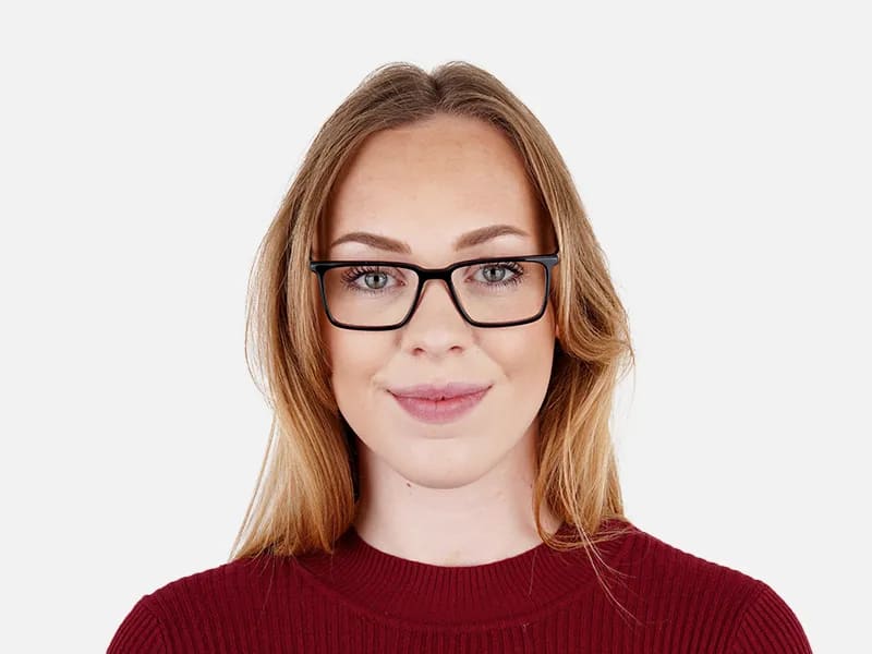 dark purple rectangular full rim glasses frames-2