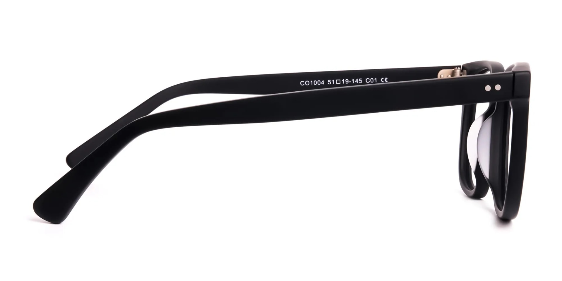 black full rim square full rim glasses frames-2