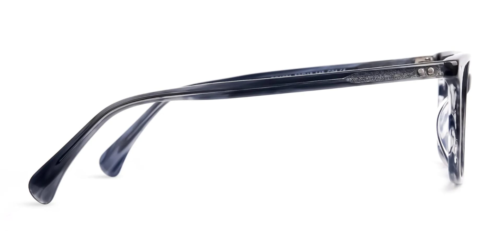 ocean blue rectangular square full rim glasses frames-2