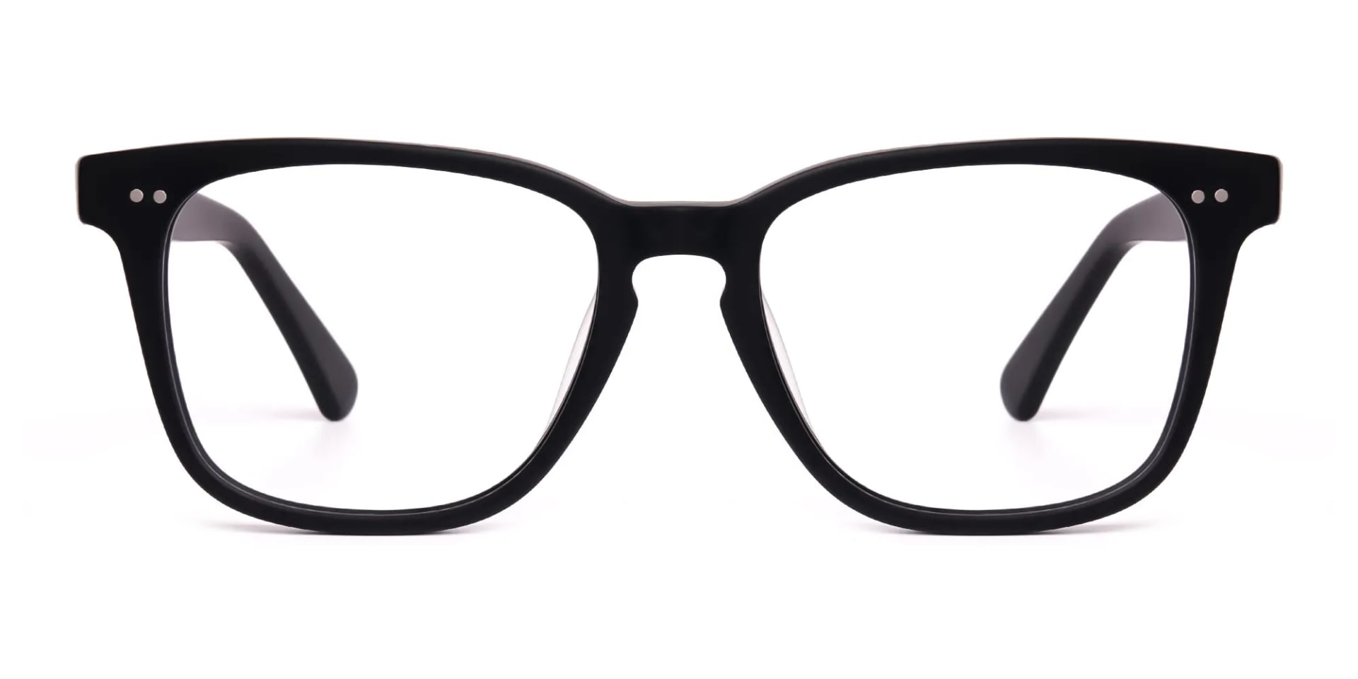 black full rim square full rim glasses frames-2