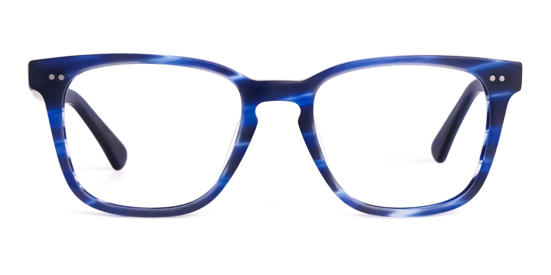 ocean blue square full rim glasses frames-2