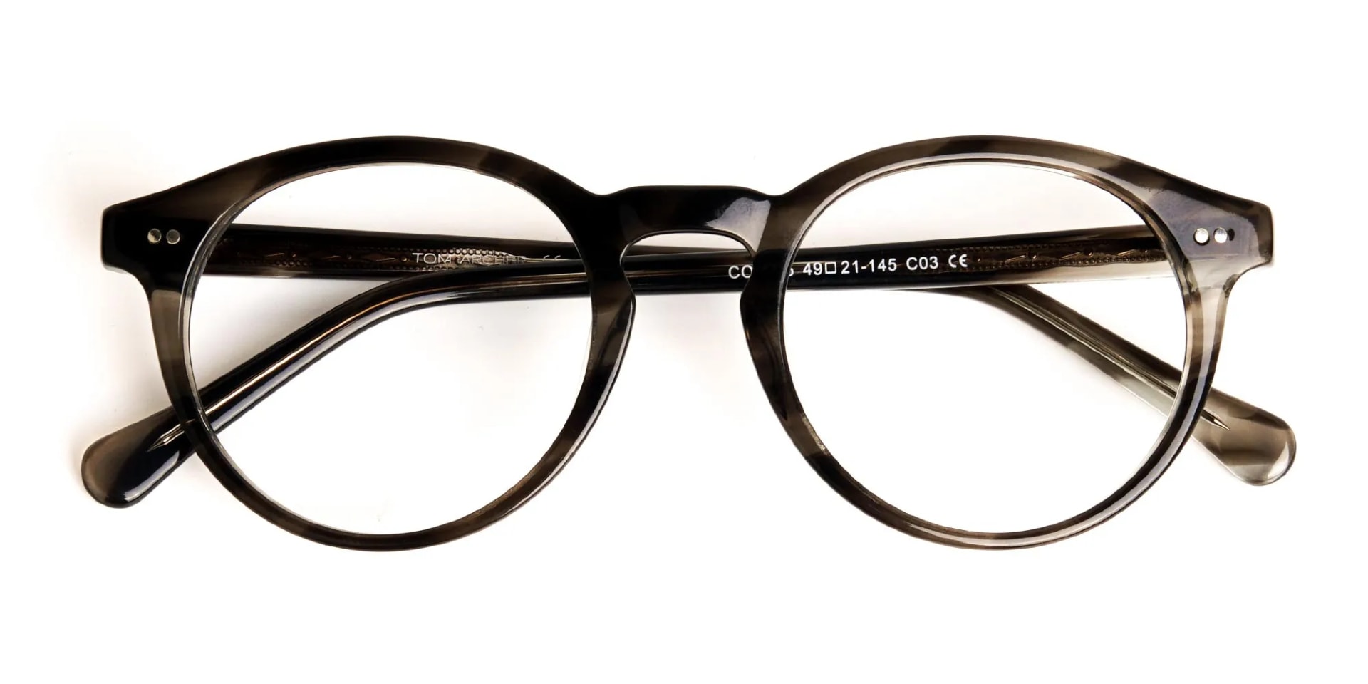 dark marble grey fullrim glasses frames-2