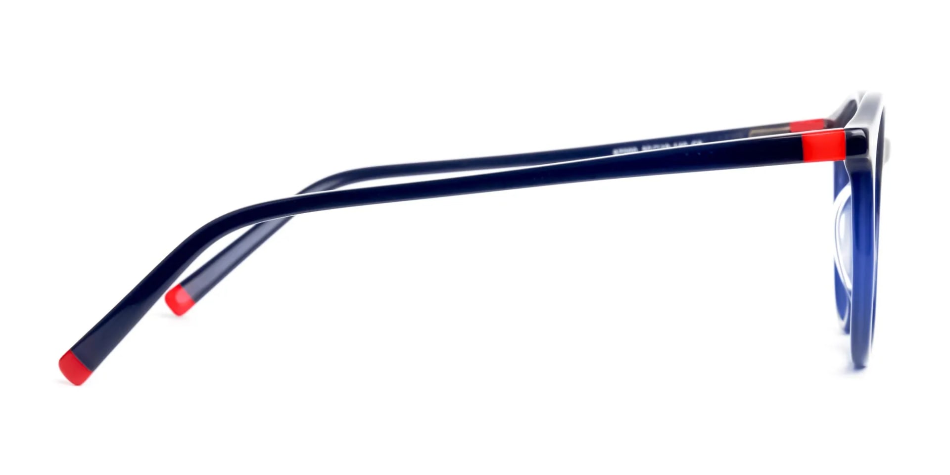 Round Blue Frame Glasses-2