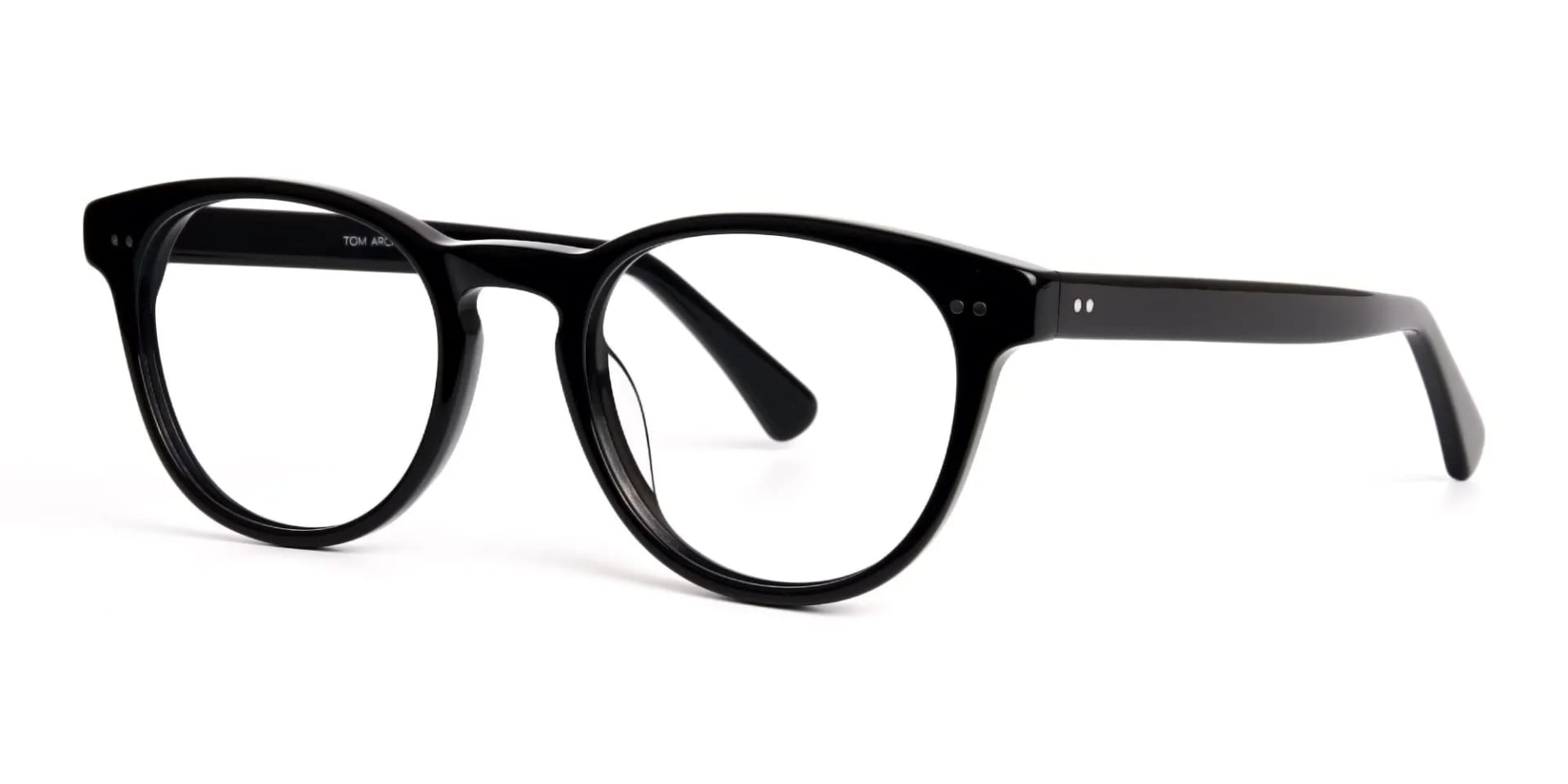 designer trendy black full-rim round glasses frames-2