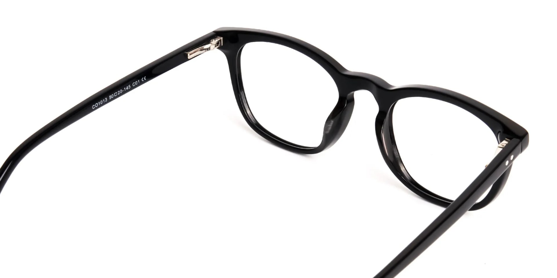 black square full rim glasses frames-2