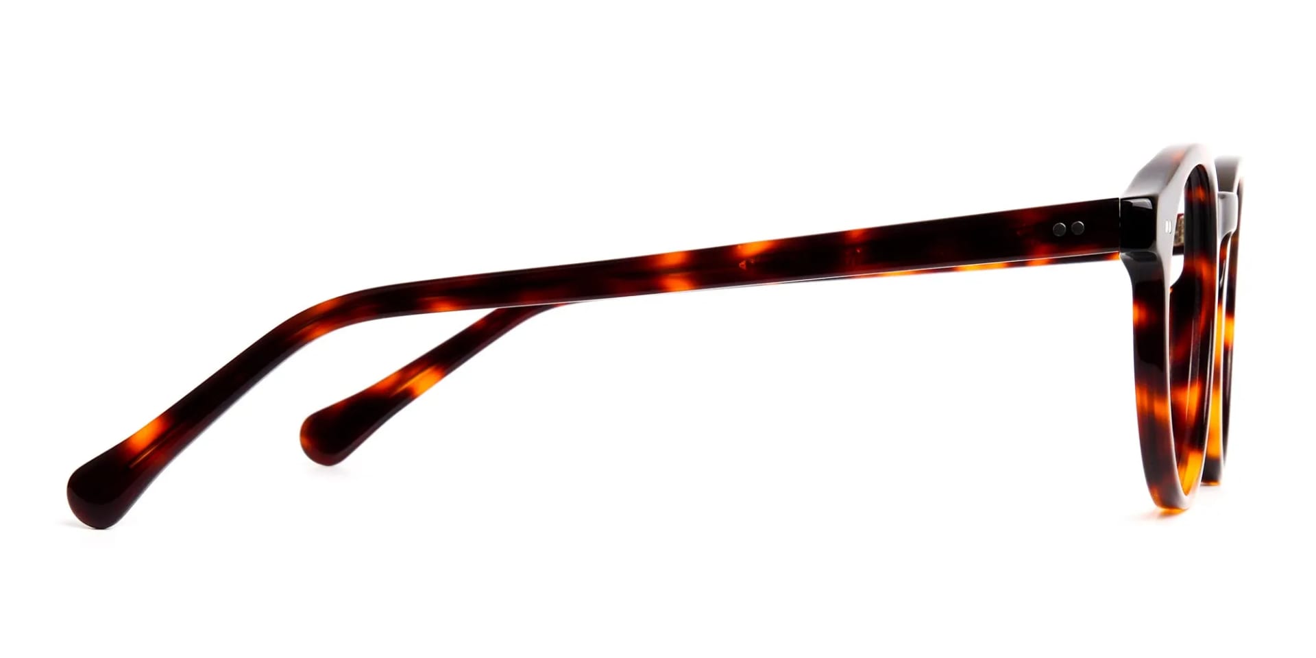 tortoise shell round full-rim glasses frames-2