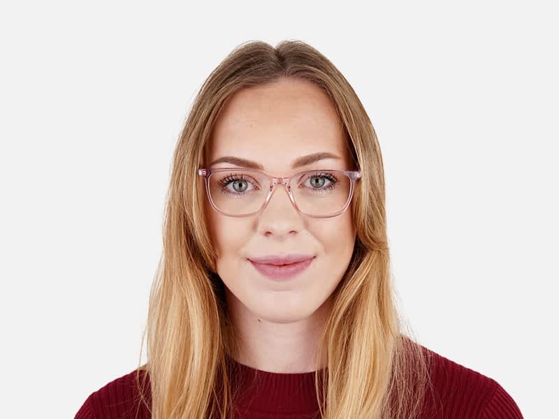 Crystal-Clear-or-Transparent-Blossom-and-Hot-Pink-square-Rectangular-Glasses-Frames-1