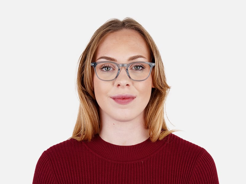 crystal clear or transparent blue full rim glasses frames-18