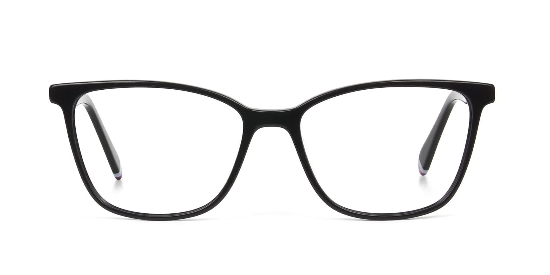 Dark Violet Rectangular Spectacles - 2