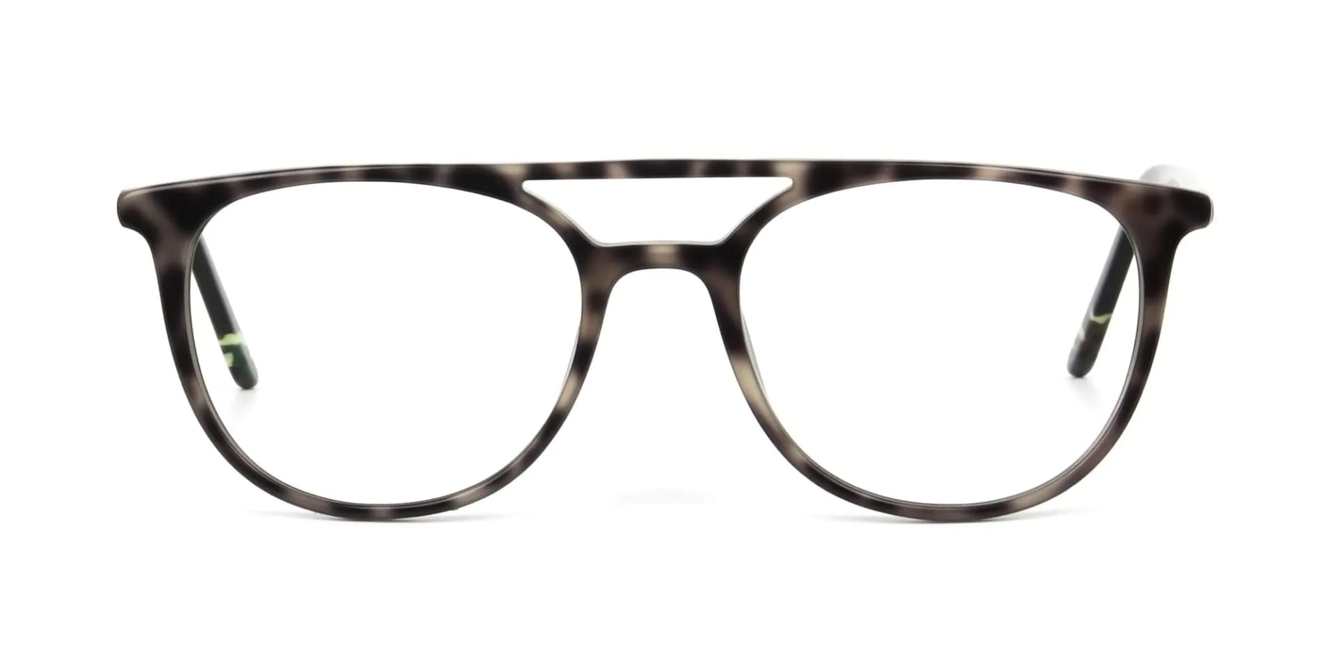 Jungle Green & Grey Tortoise Pilot Spectacles - 2