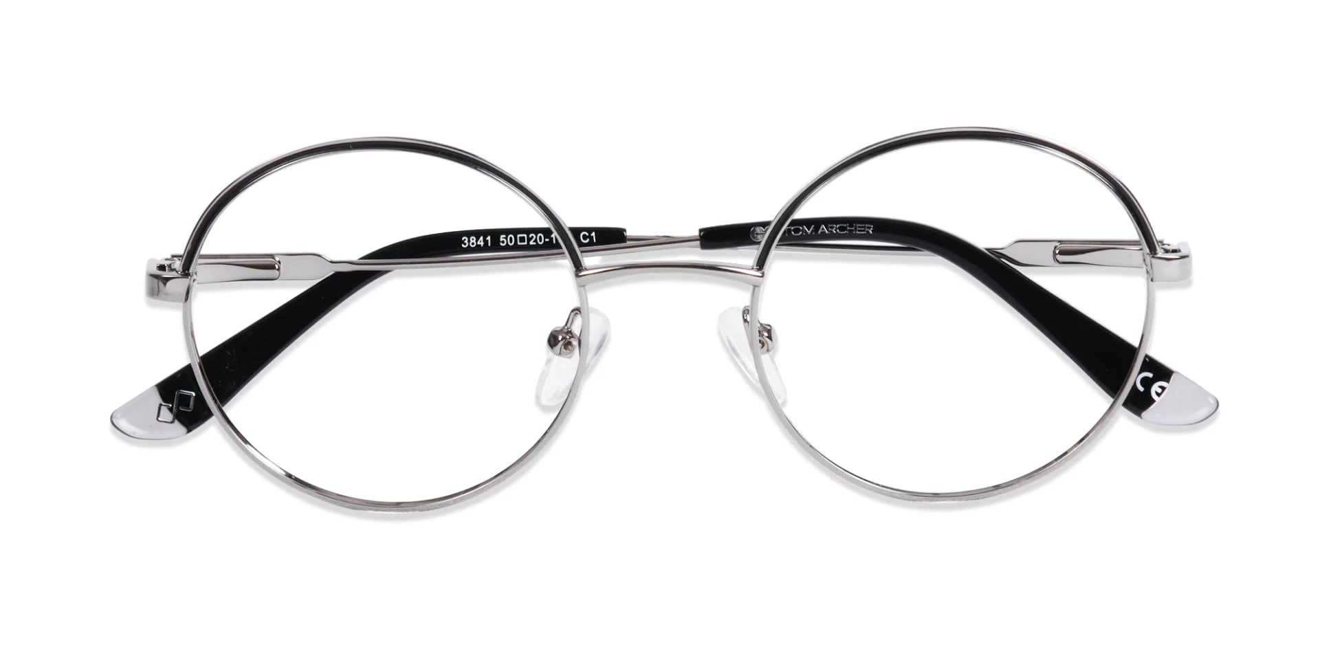 Tiny Round Glasses Metal-6