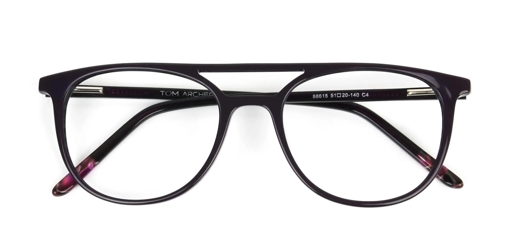 Violet Purple & Rose Red Pilot Spectacles - 2