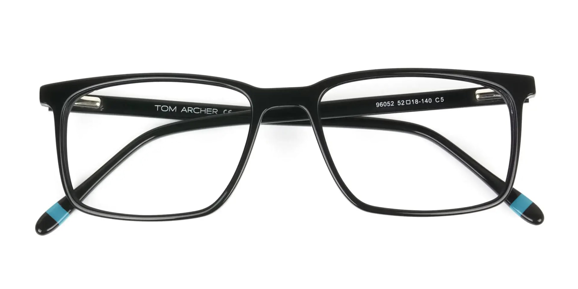 Designer Matte Grey Glasses Rectangular - 6