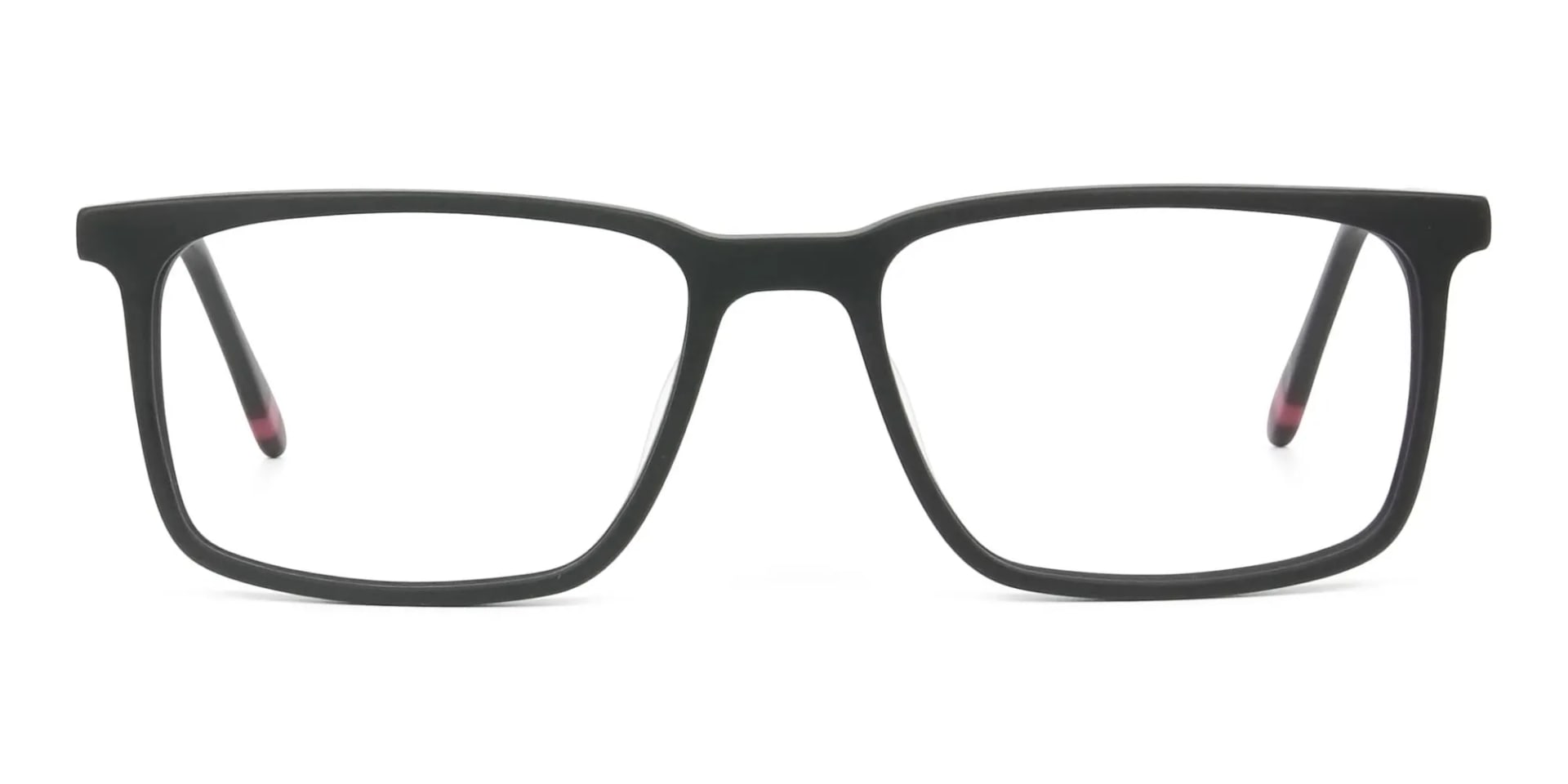 Designer Matte Black Optical Glasses - 2