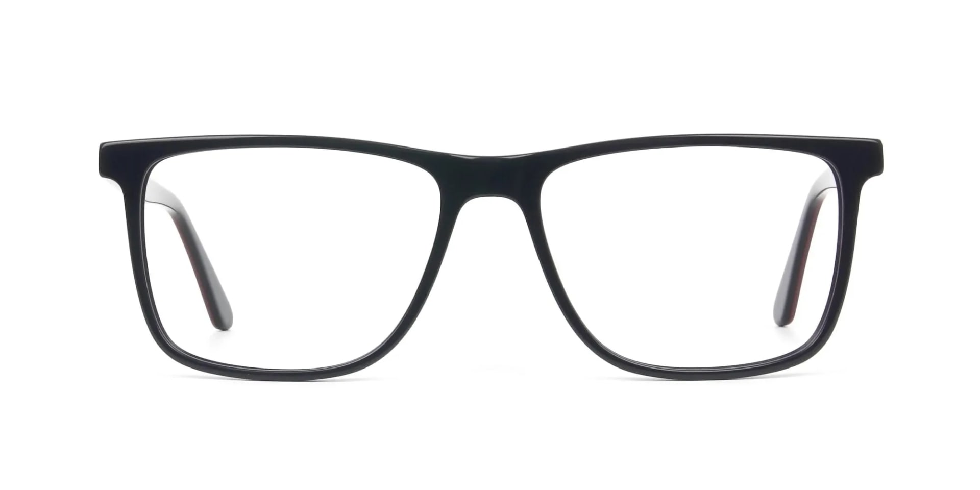 Geek Blue Rectangular Glasses in Acetate - 2