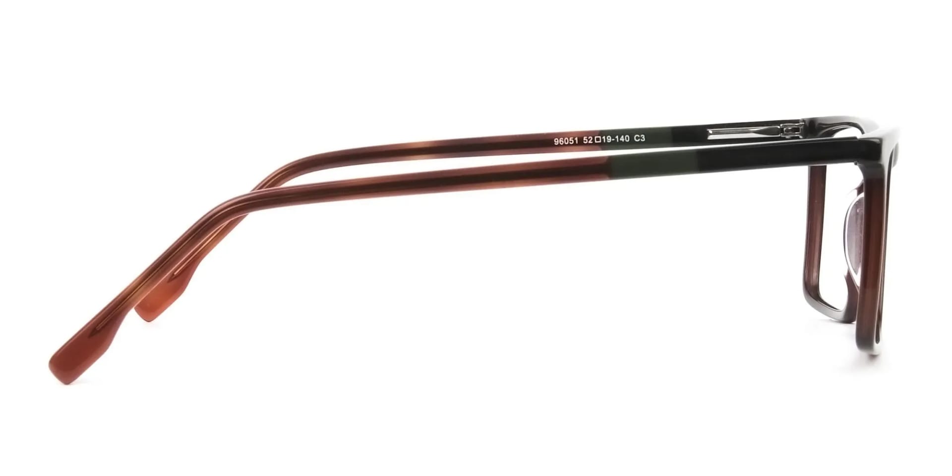 Dark Brown Rectangular Glasses - 2