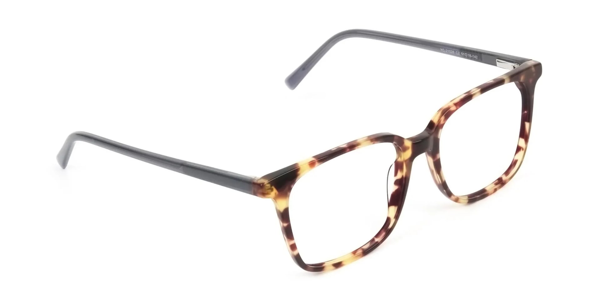 Large Square Tortoise Shell Glasses - 2