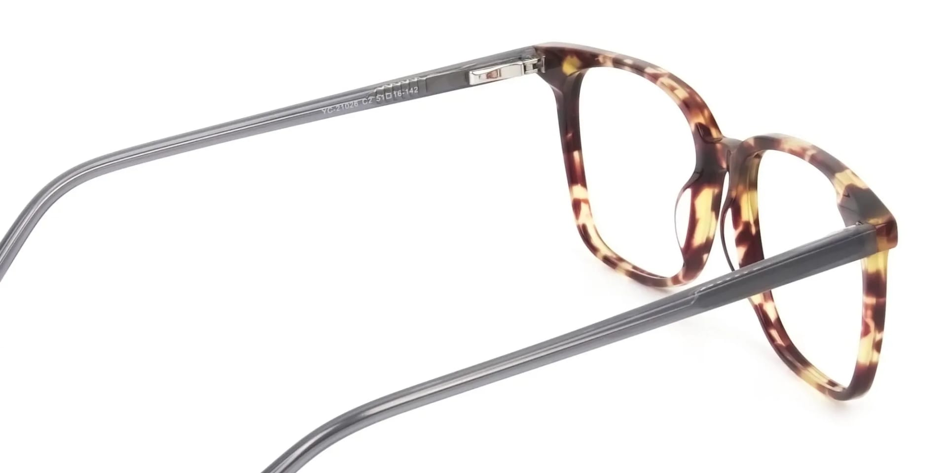 Large Square Tortoise Shell Glasses - 2