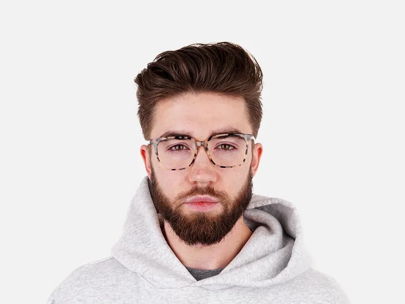 Crystal Teal Green Creamy Tortoise Glasses - 2