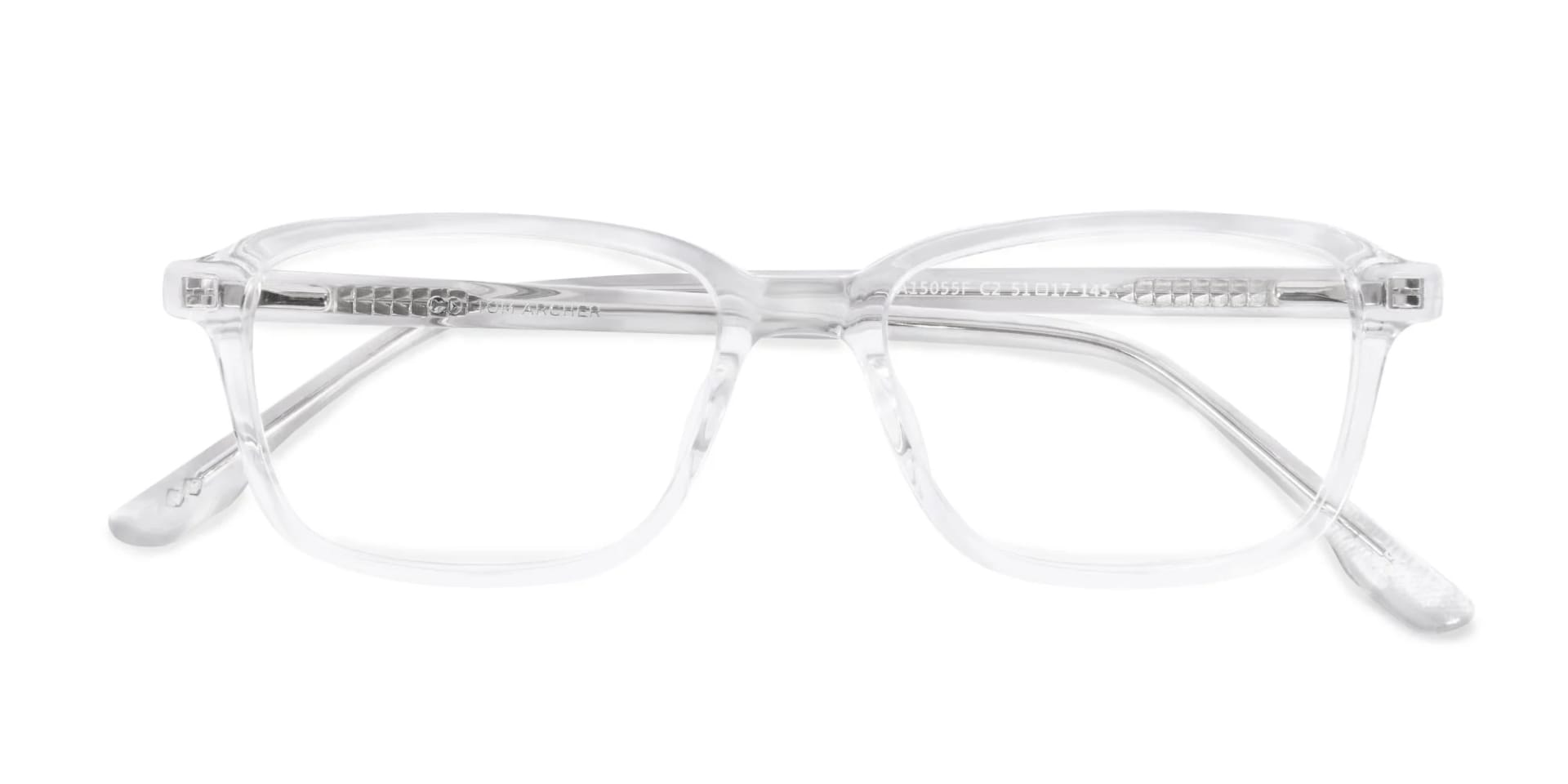 Clear Rectangle Eyeglasses-6
