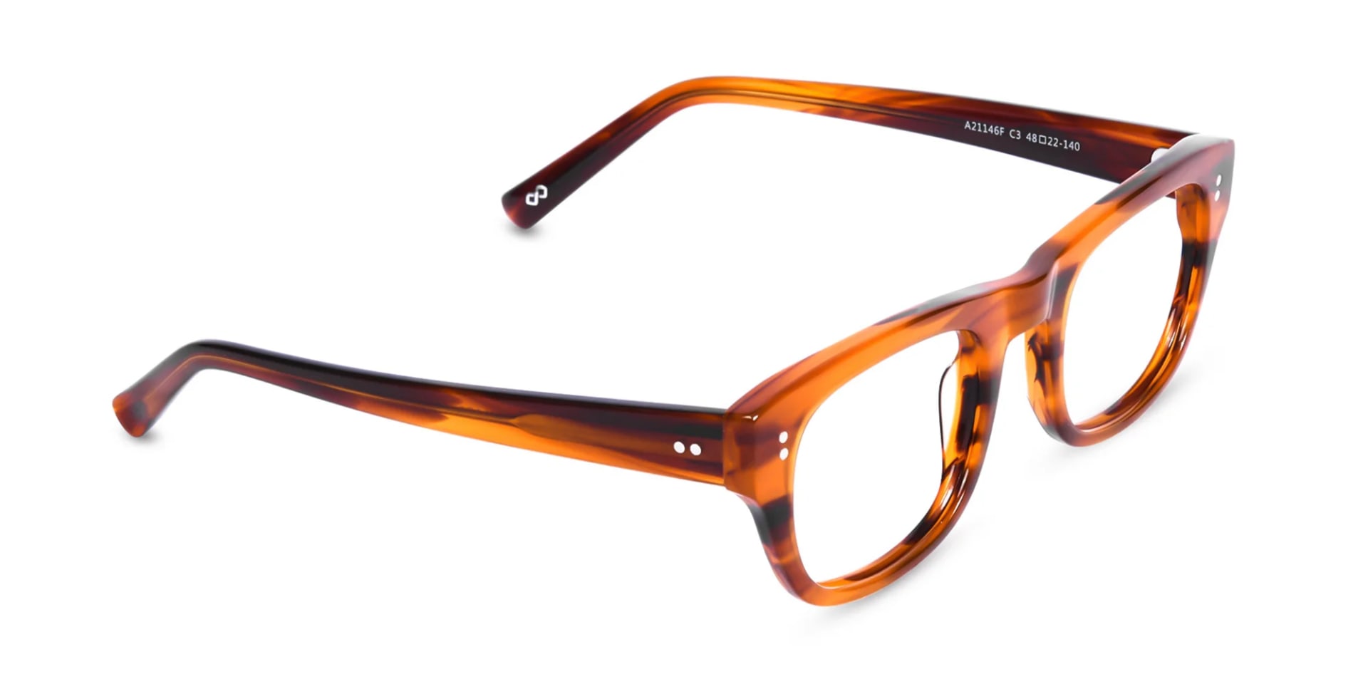 Brown Rectangular Glasses-2