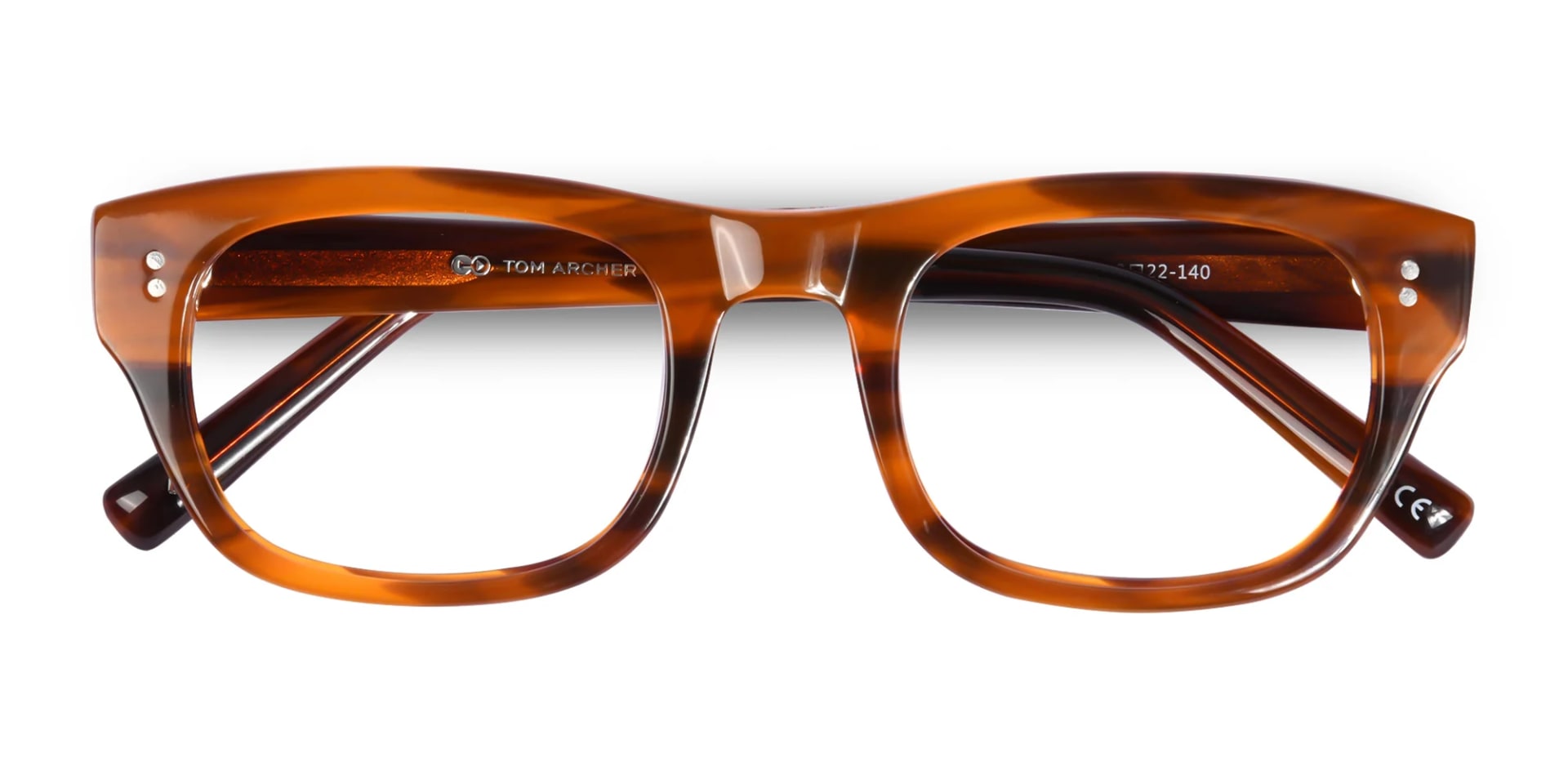 Brown Rectangular Glasses-6