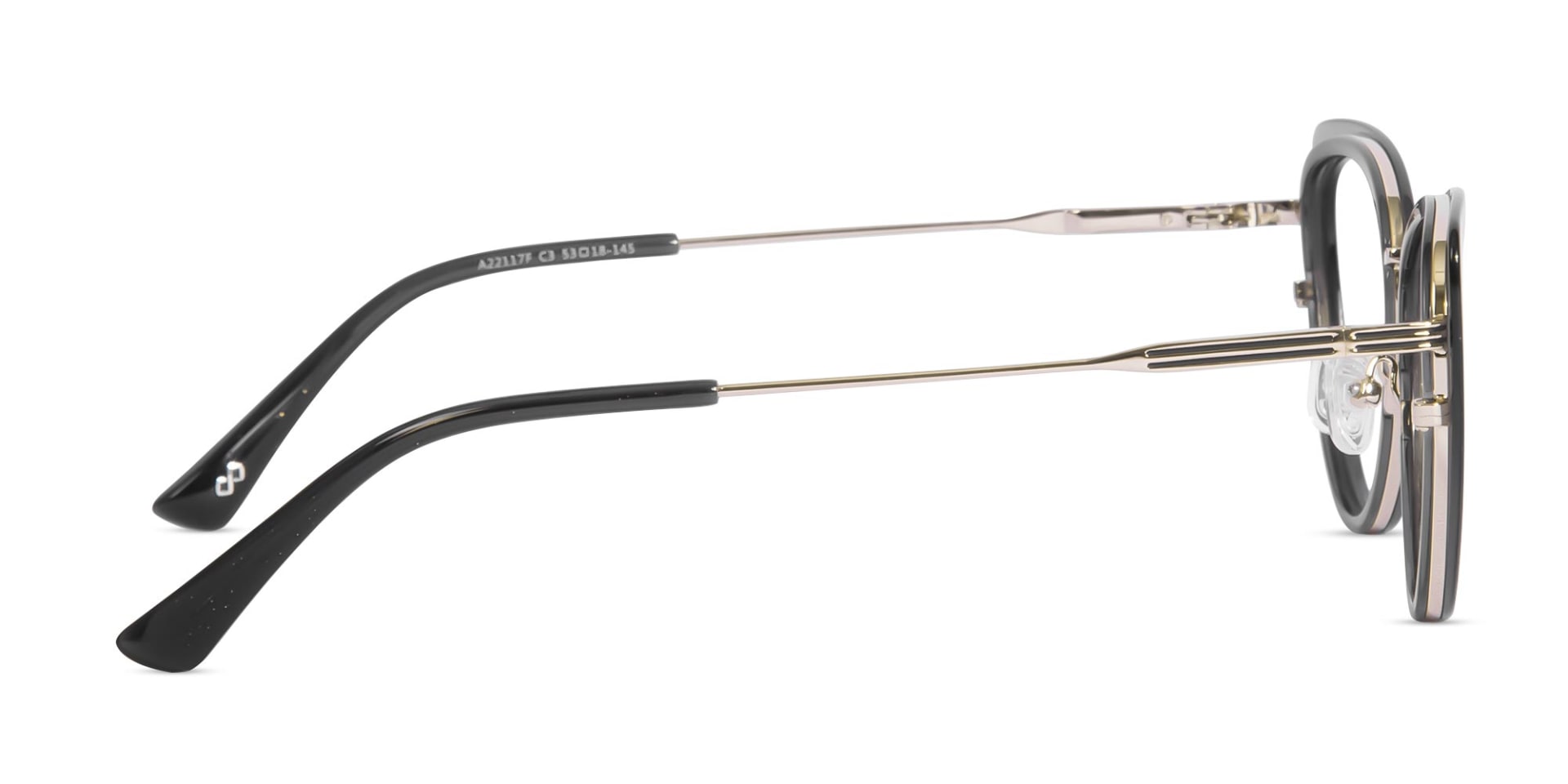 Crystal Grey Cat Eye Spectacle-4