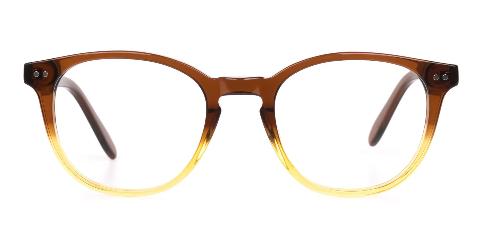 Crystal Brown & Honey Havana Two-Tone Glasses-2