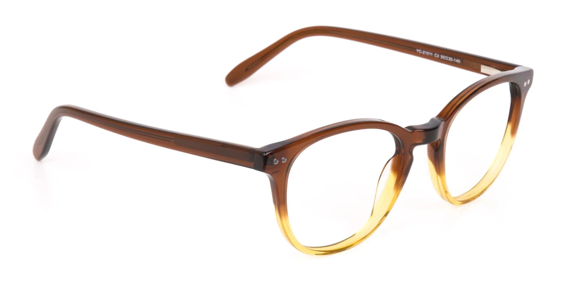 Crystal Brown & Honey Havana Two-Tone Glasses-2