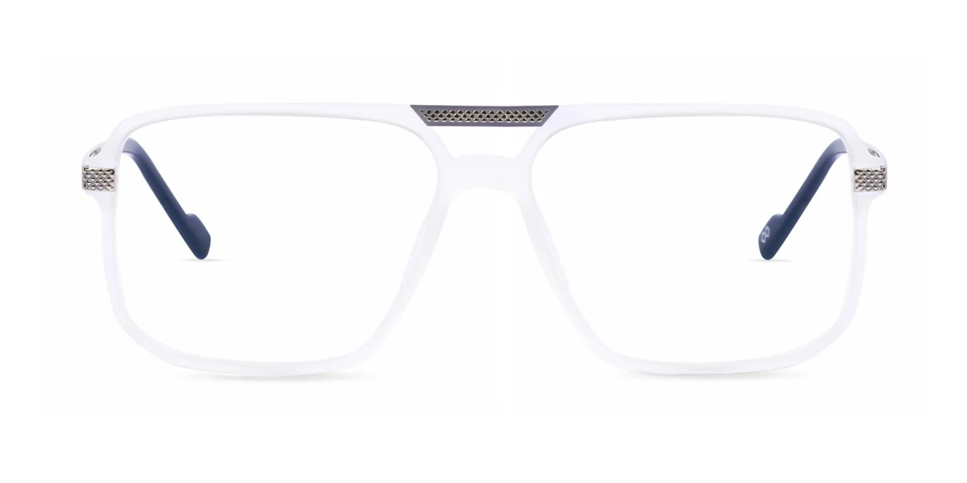 White Pilot Glasses-1