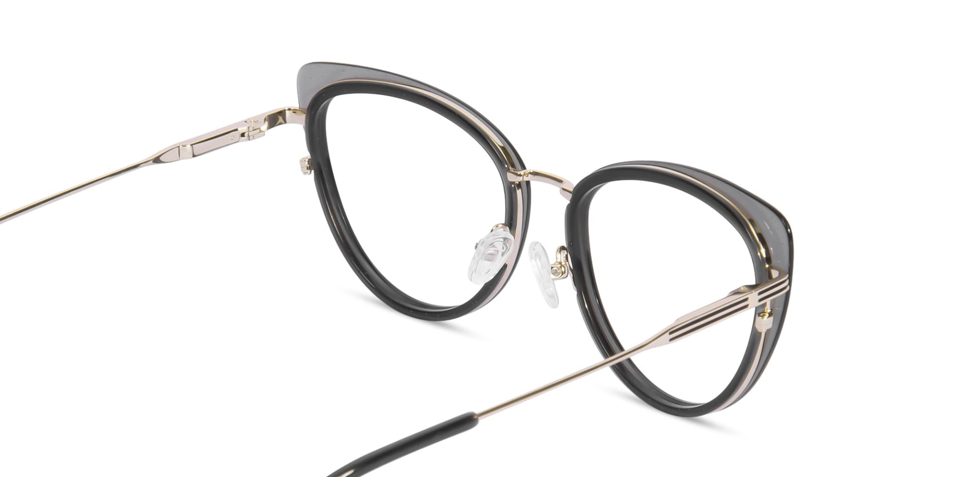 Crystal Grey Cat Eye Spectacle-5