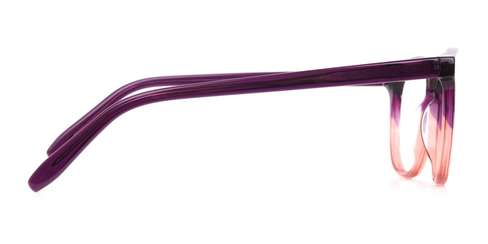 Purple & Tangerine Orange Two-Tone Glasses-2