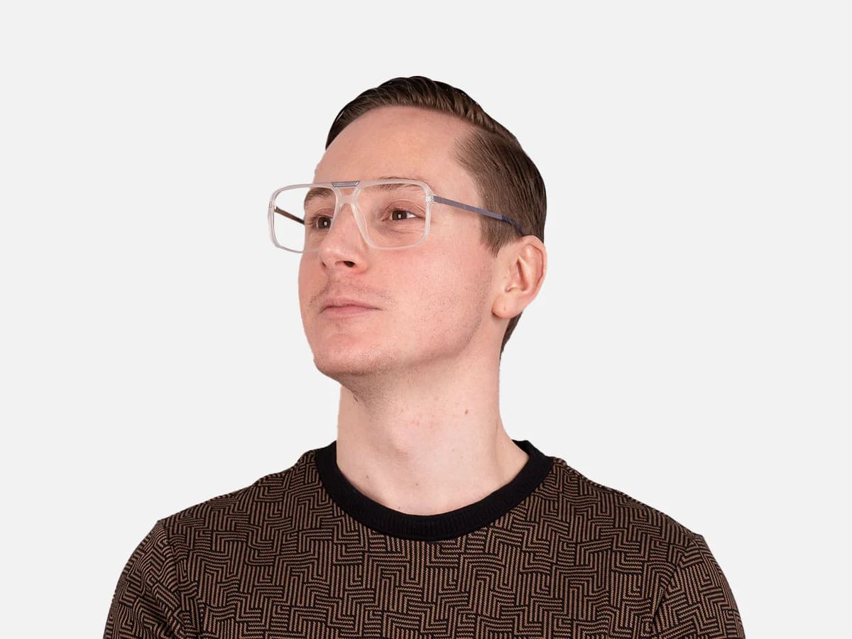 White Pilot Glasses-7
