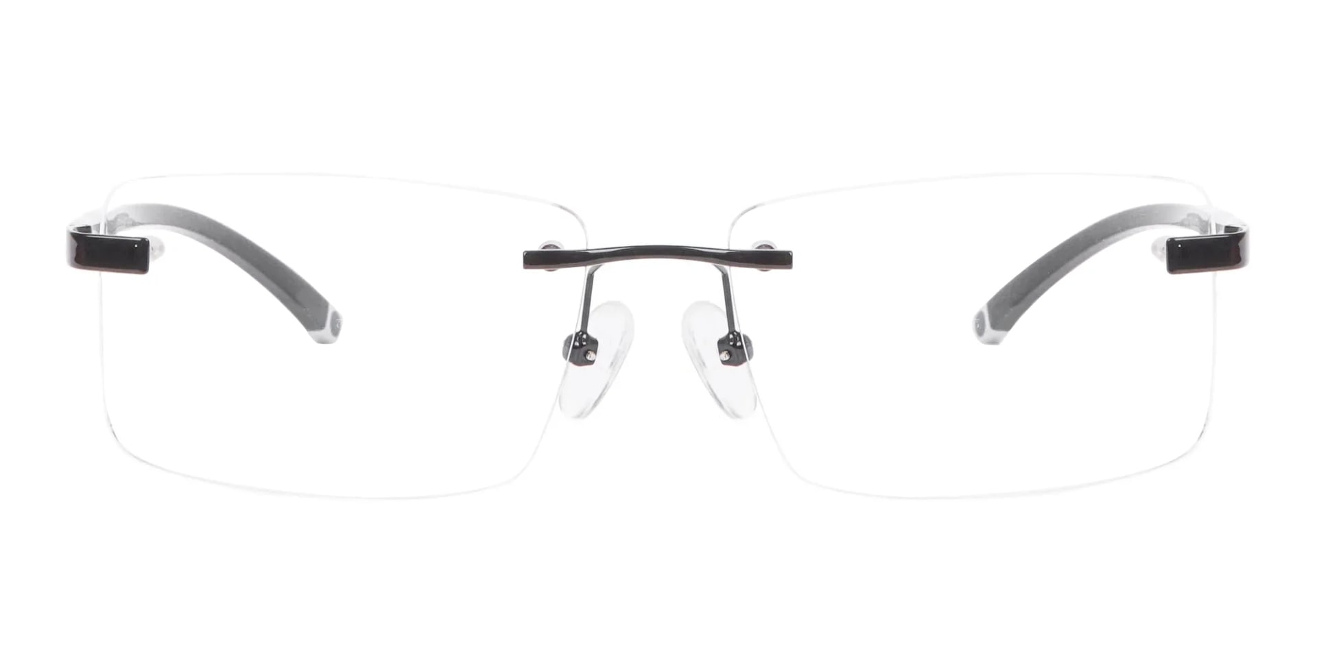 Frameless Glasses Black & Silver, Glasses UK-1