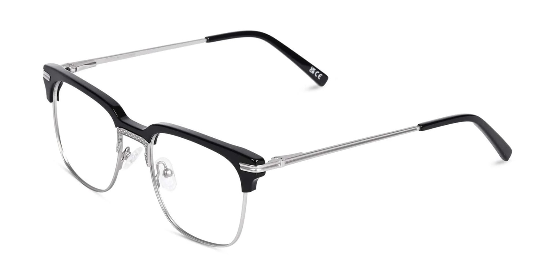 Black And Silver Glasses-3