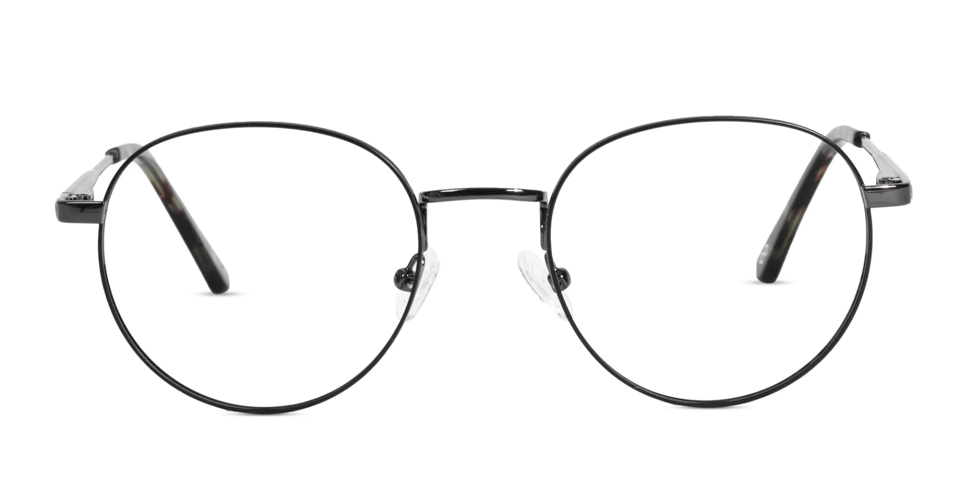 Black Metal Frame Glasses-1