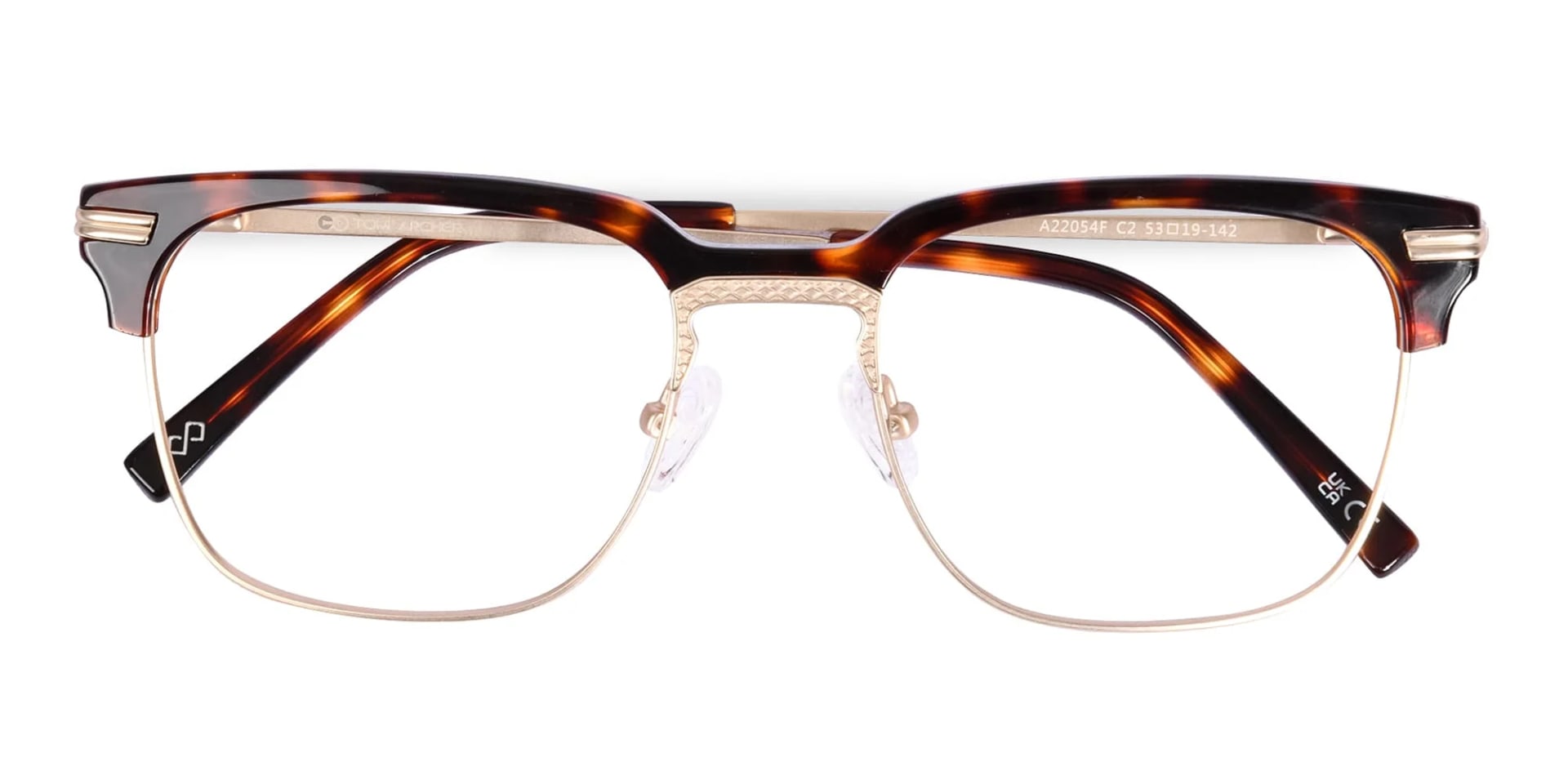 -6Tortoise Shell And Gold Glasses