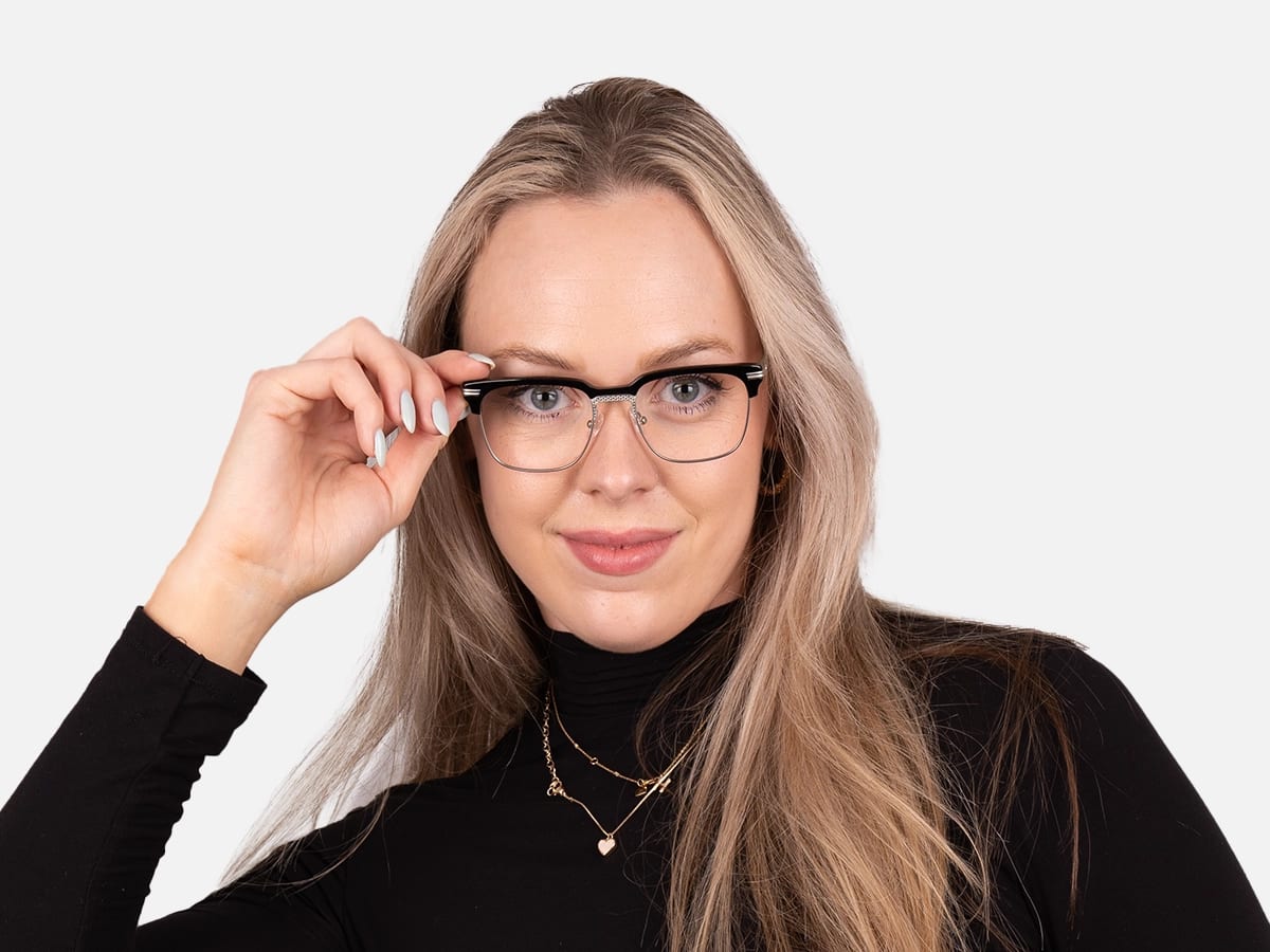 Black And Silver Glasses-54