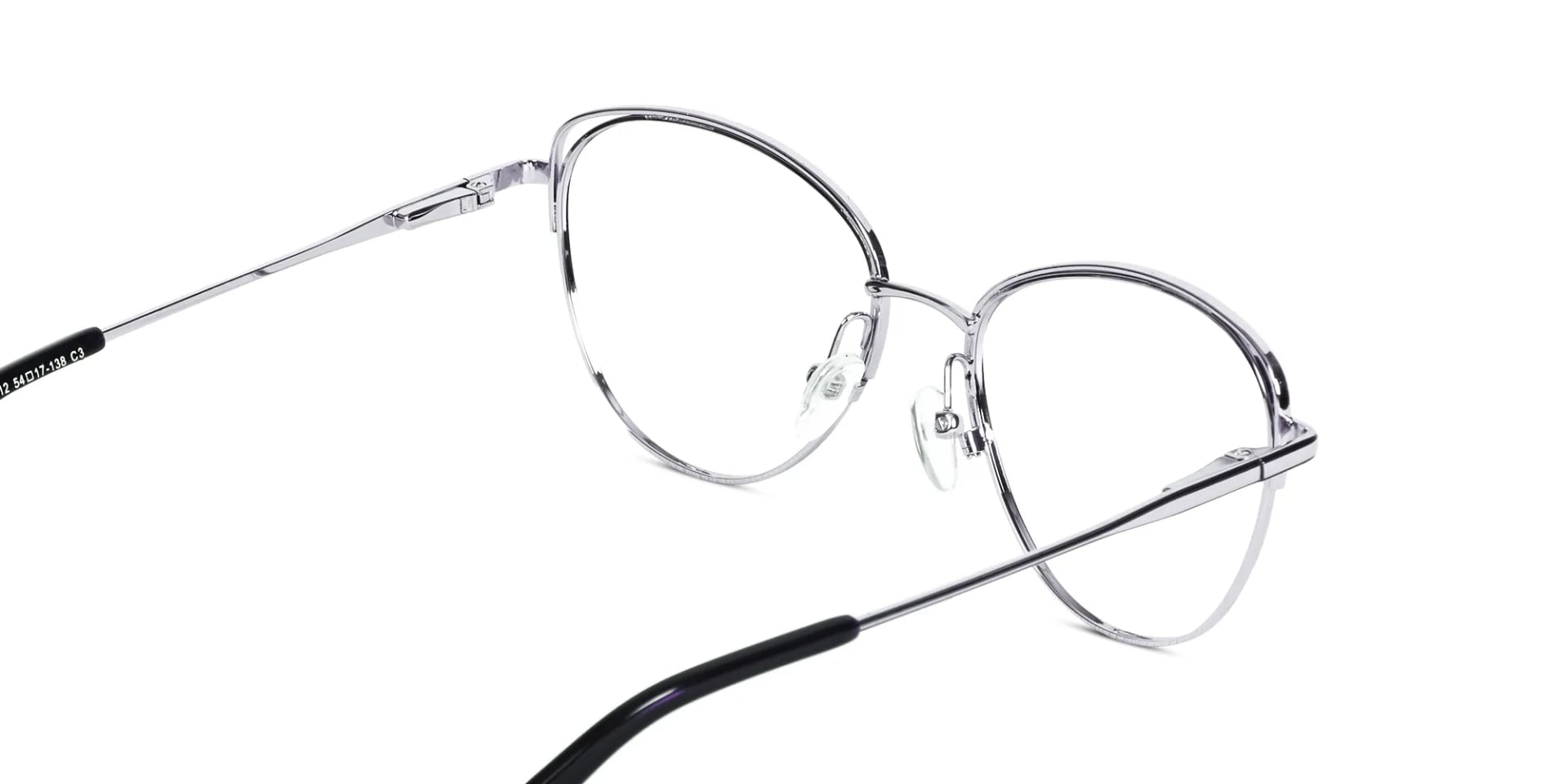 Metal Cat Eye Eyeglasses-5