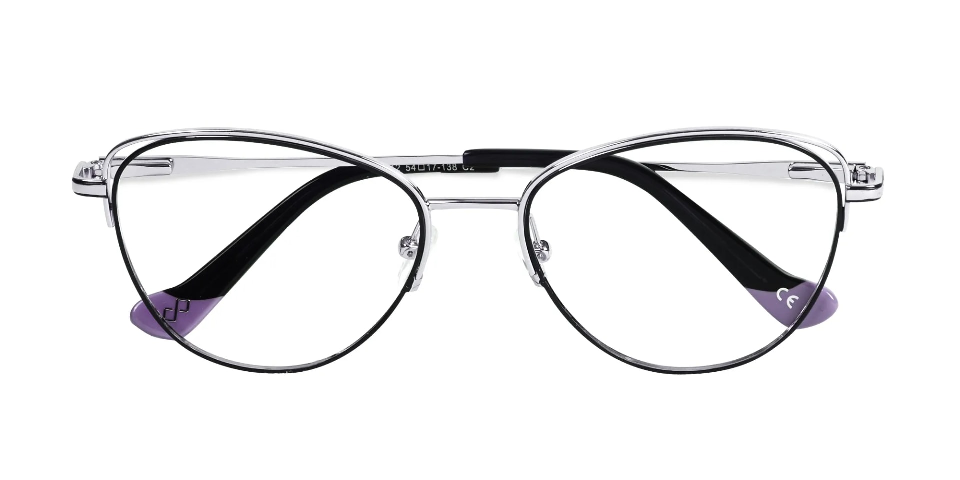 Metal Cat Eye Eyeglasses-6