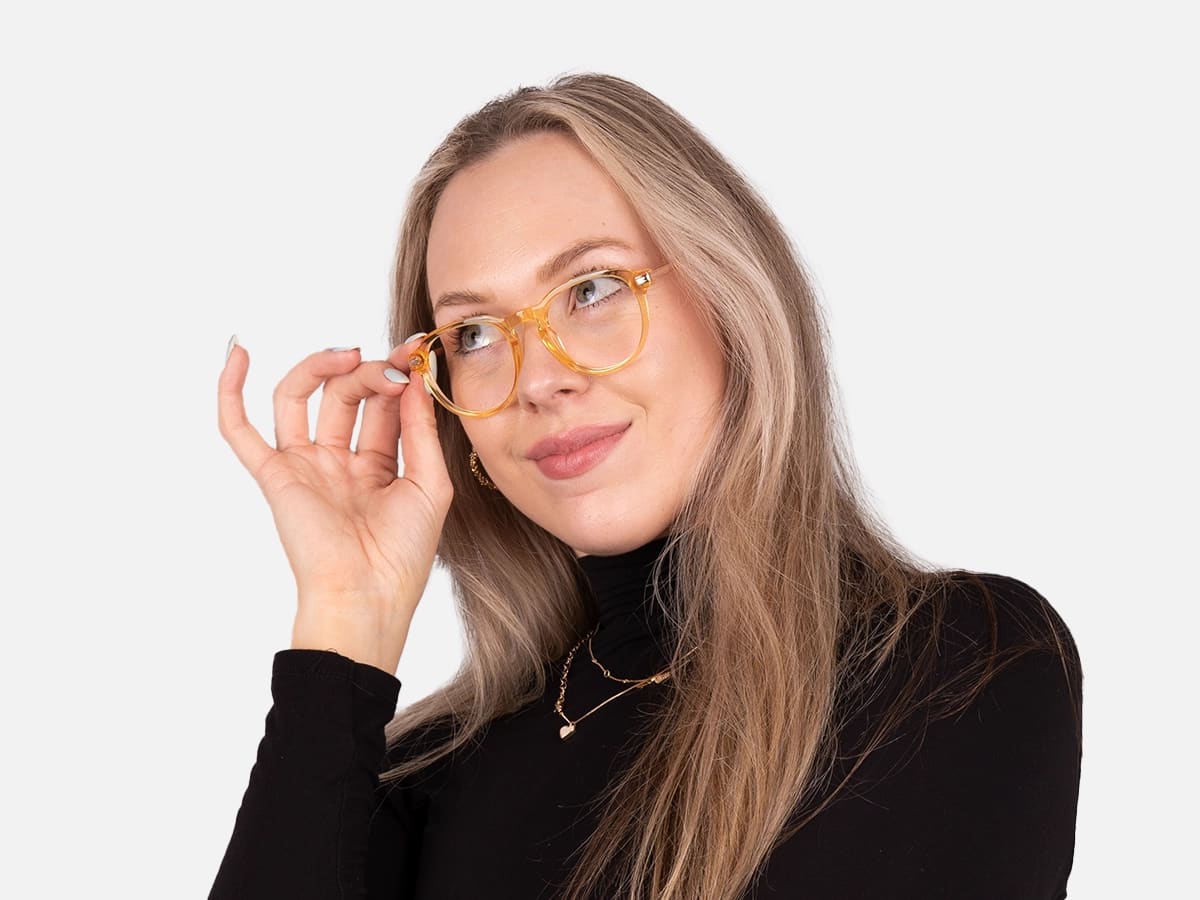 Orange Eyeglass Frames-55
