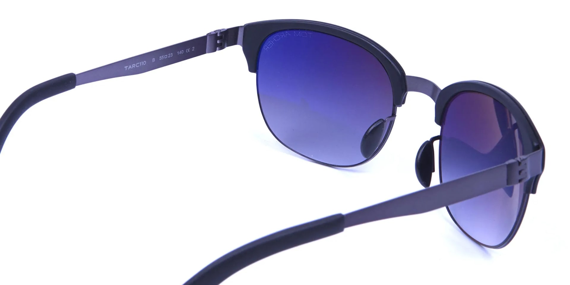 Gunmetal Sunglasses with Cool Tint - 1