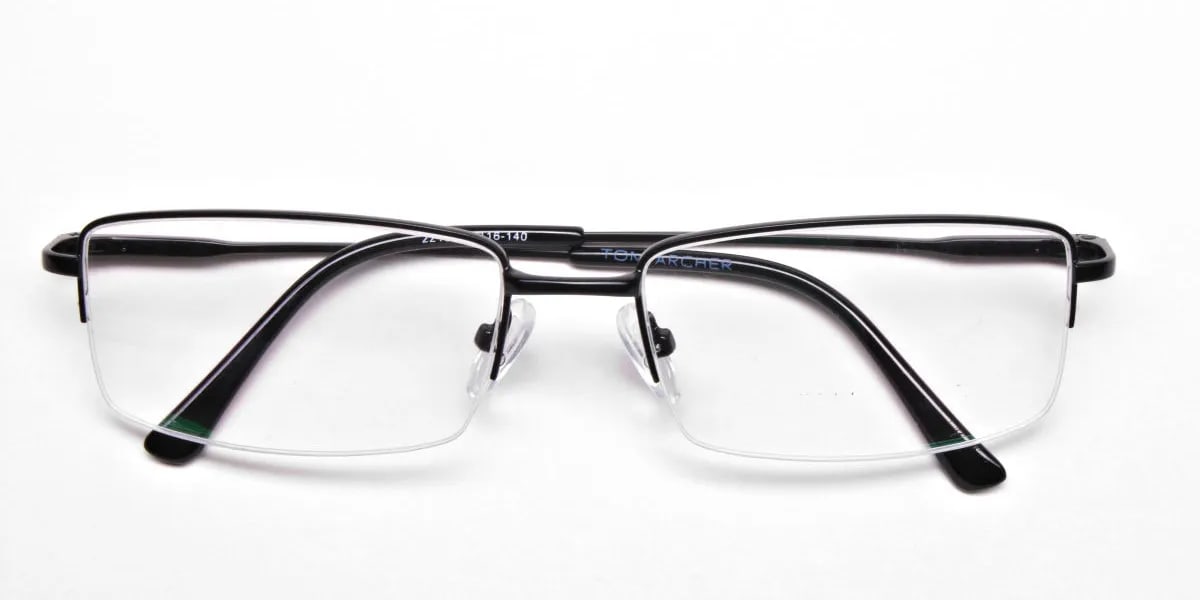 Rectangular glasses in Black- 2