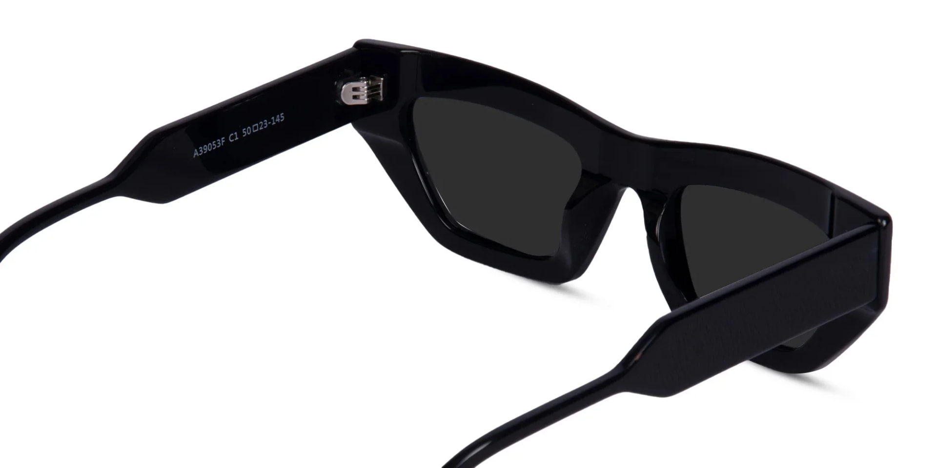 Black Cat Eye Designer Sunglasses -5