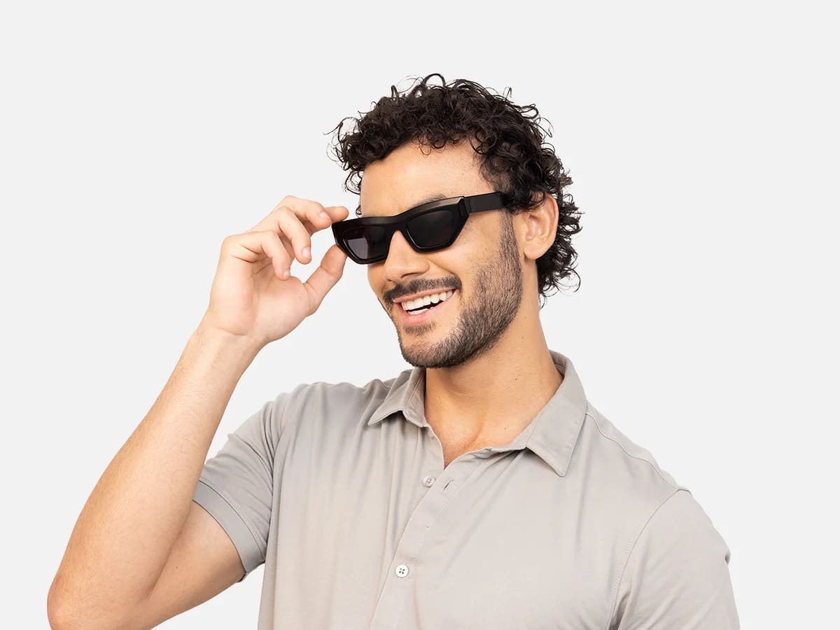 Black Cat Eye Designer Sunglasses -42