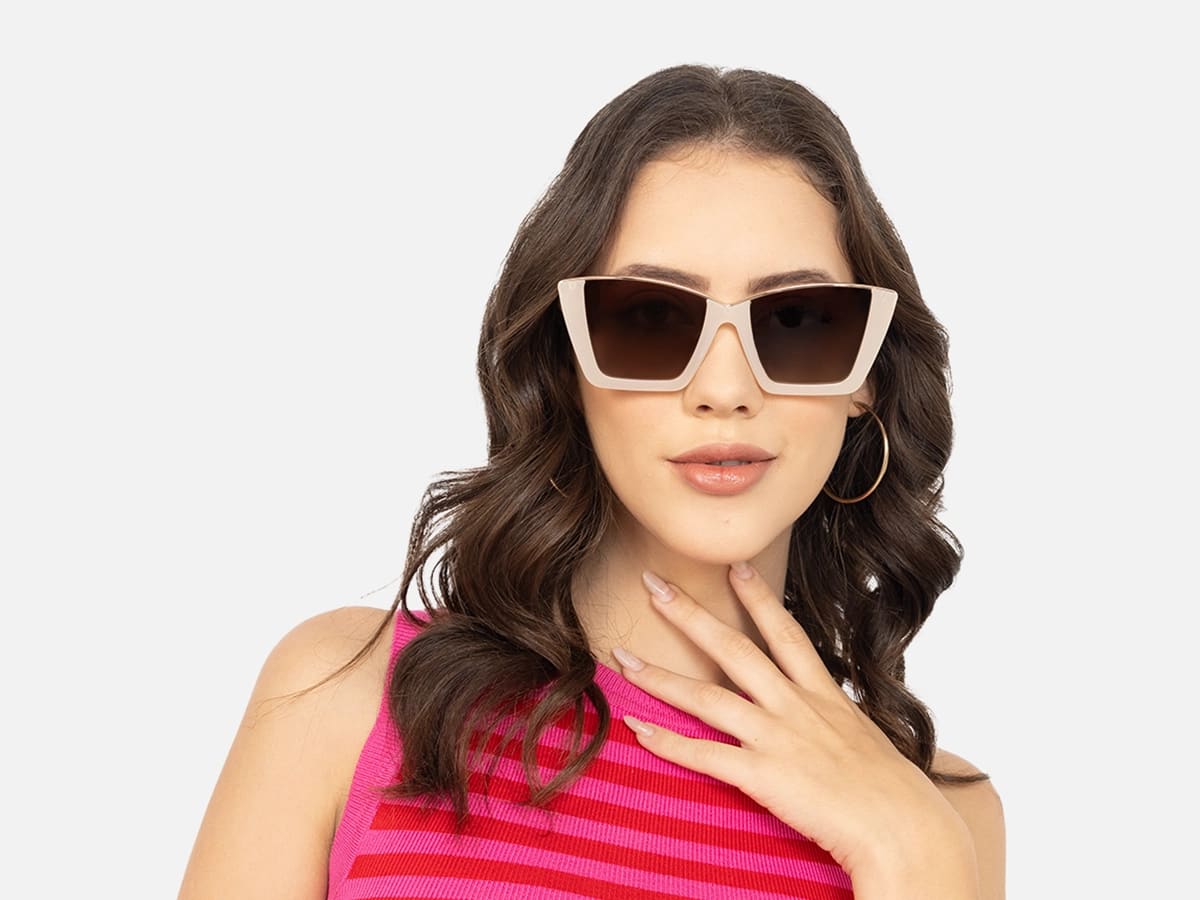 Light Brown Tinted Glasses-54