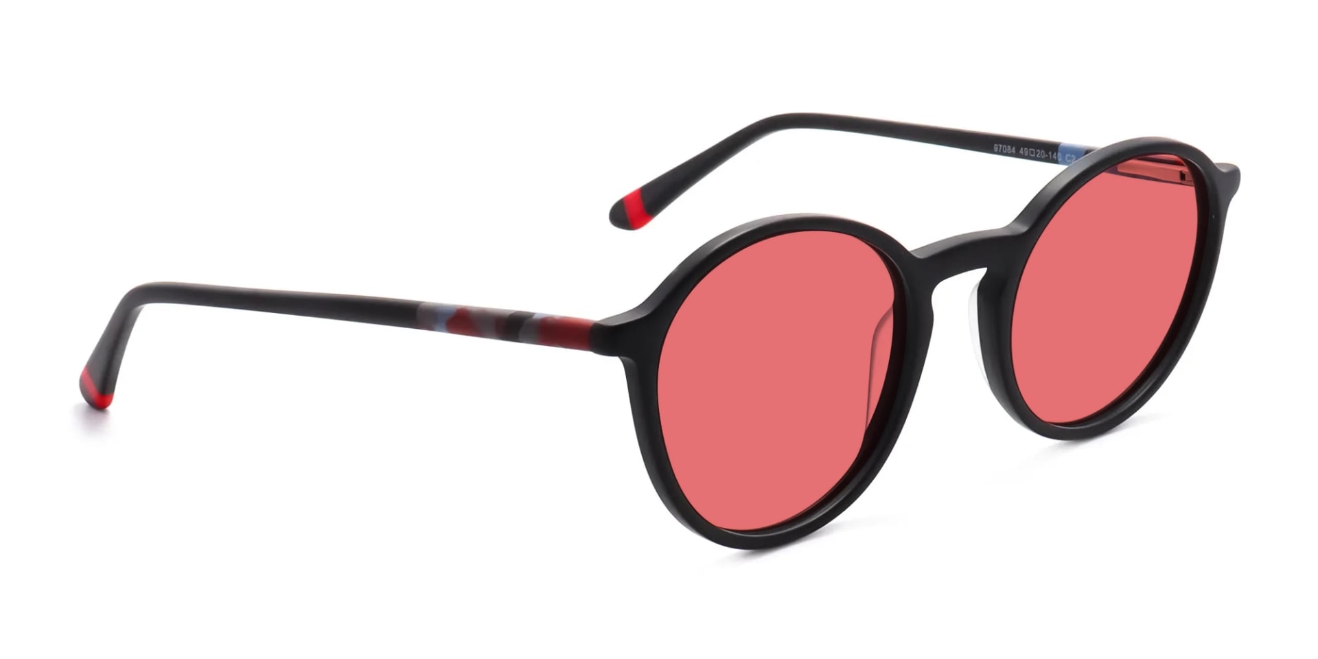 Red Circle Sunglasses-2